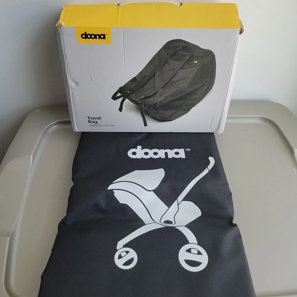 Doona Car Seat Travel Bag, Black - Travel Bag Model, Infant